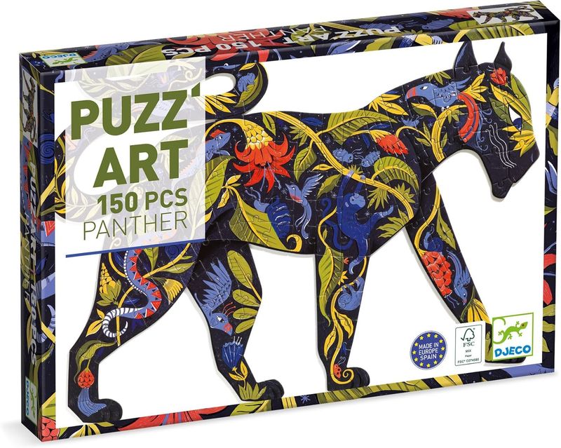 Djeco Puzzle Art 150 panthère 150 pièces