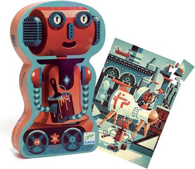 Djeco, Puzzle 36 pièces, Bob le robot