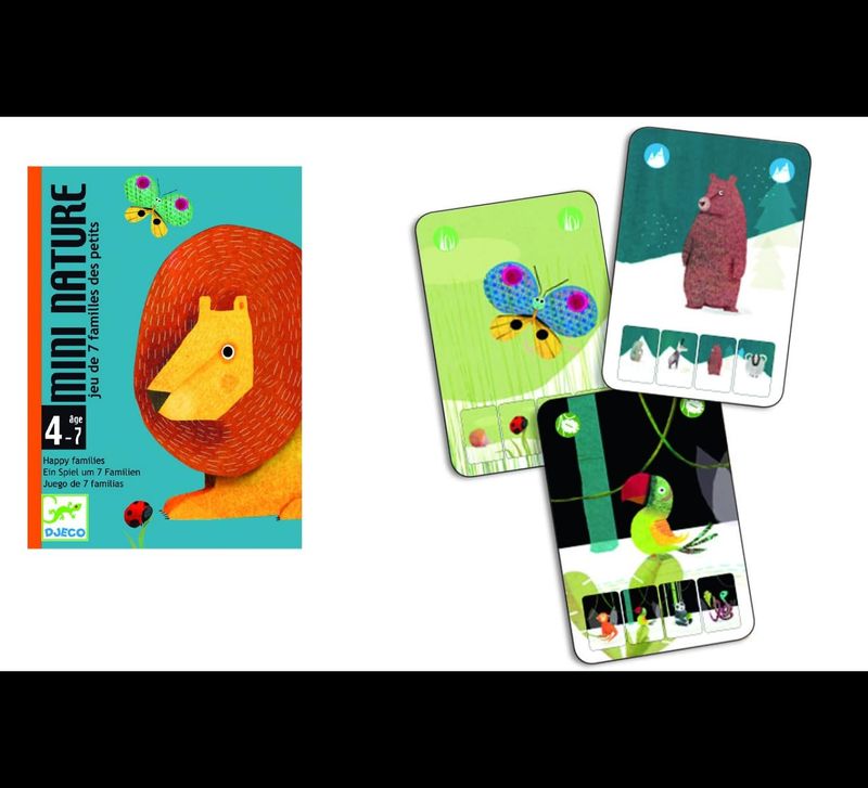 Djeco jeu de cartes Mini Nature