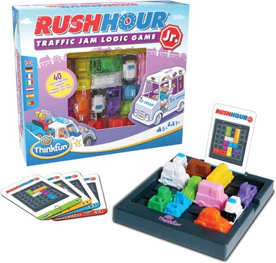 Thinkfun – Jeu Rush Hour Junior, Jeu de logique et de défis pour Enfants à partir de 5 Ans
