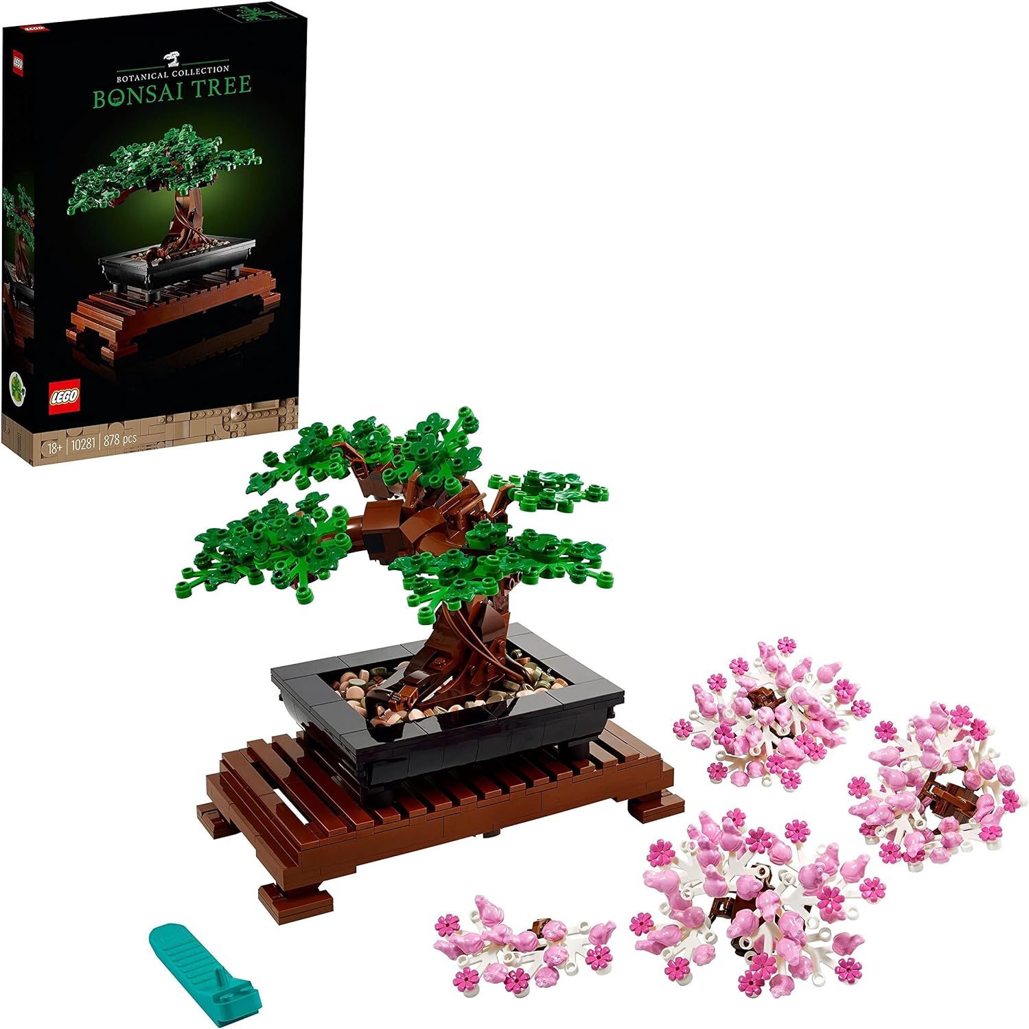 LEGO 10281 Icons Bonsaï: Projet de Bricolage Créatif pour Adultes, Collection Botanique, Idée Cadeau
