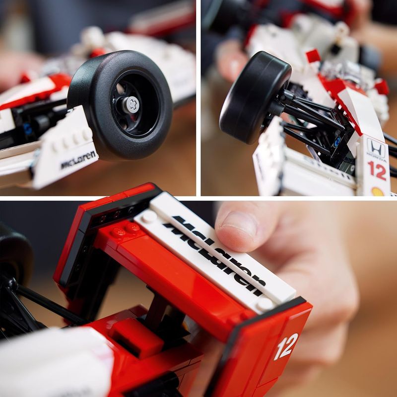 LEGO Icons McLaren MP4/4 et Ayrton Senna