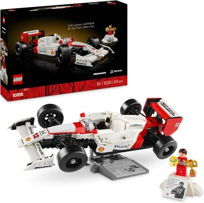 LEGO Icons McLaren MP4/4 et Ayrton Senna