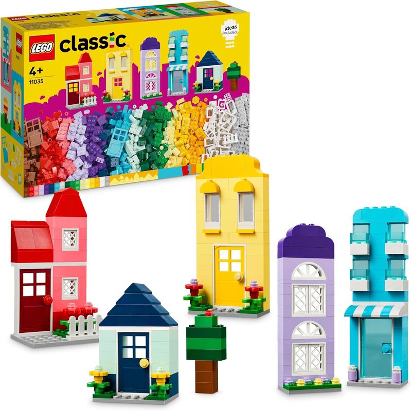 LEGO Classic Les Maisons Créatives - Ensemble de Briques de Construction pour Enfants