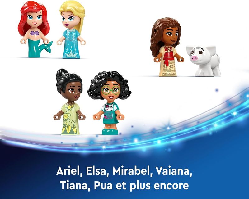 LEGO | Disney Princess Calendrier de l'Avent 2024 - Jouet Festif avec 5 Micro-poupées