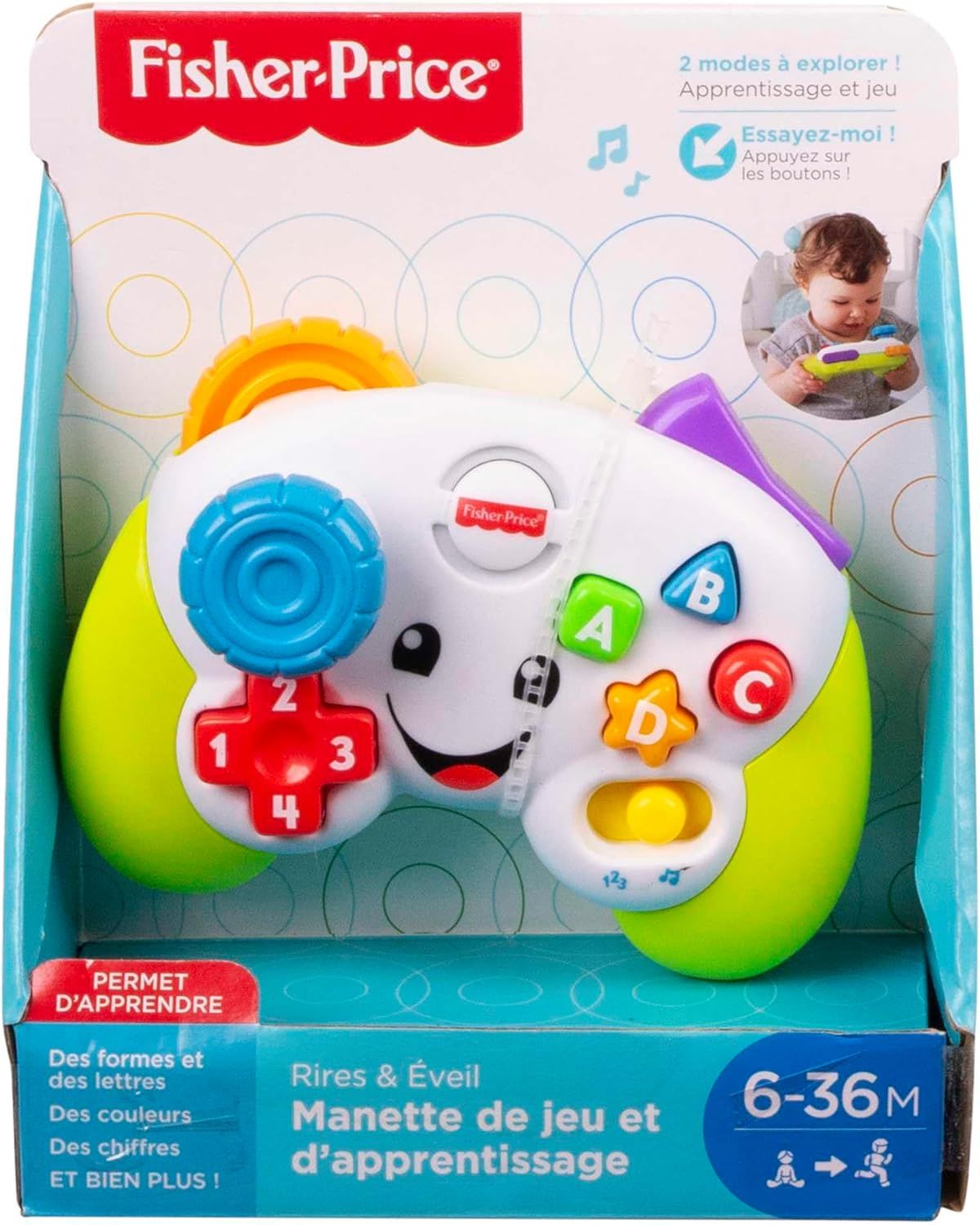 Fisher-Price Ma Première Manette Bébé | Jouets Musicaux pour Enfant 6 Mois et Plus