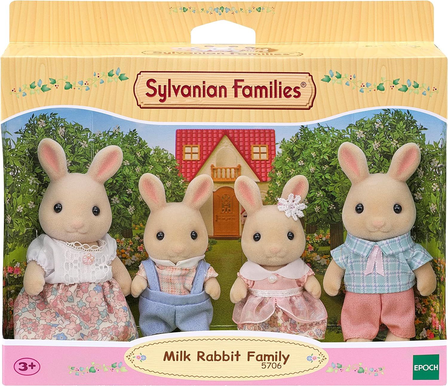 SYLVANIAN FAMILIES - La famille Lapin Crème - 5706
