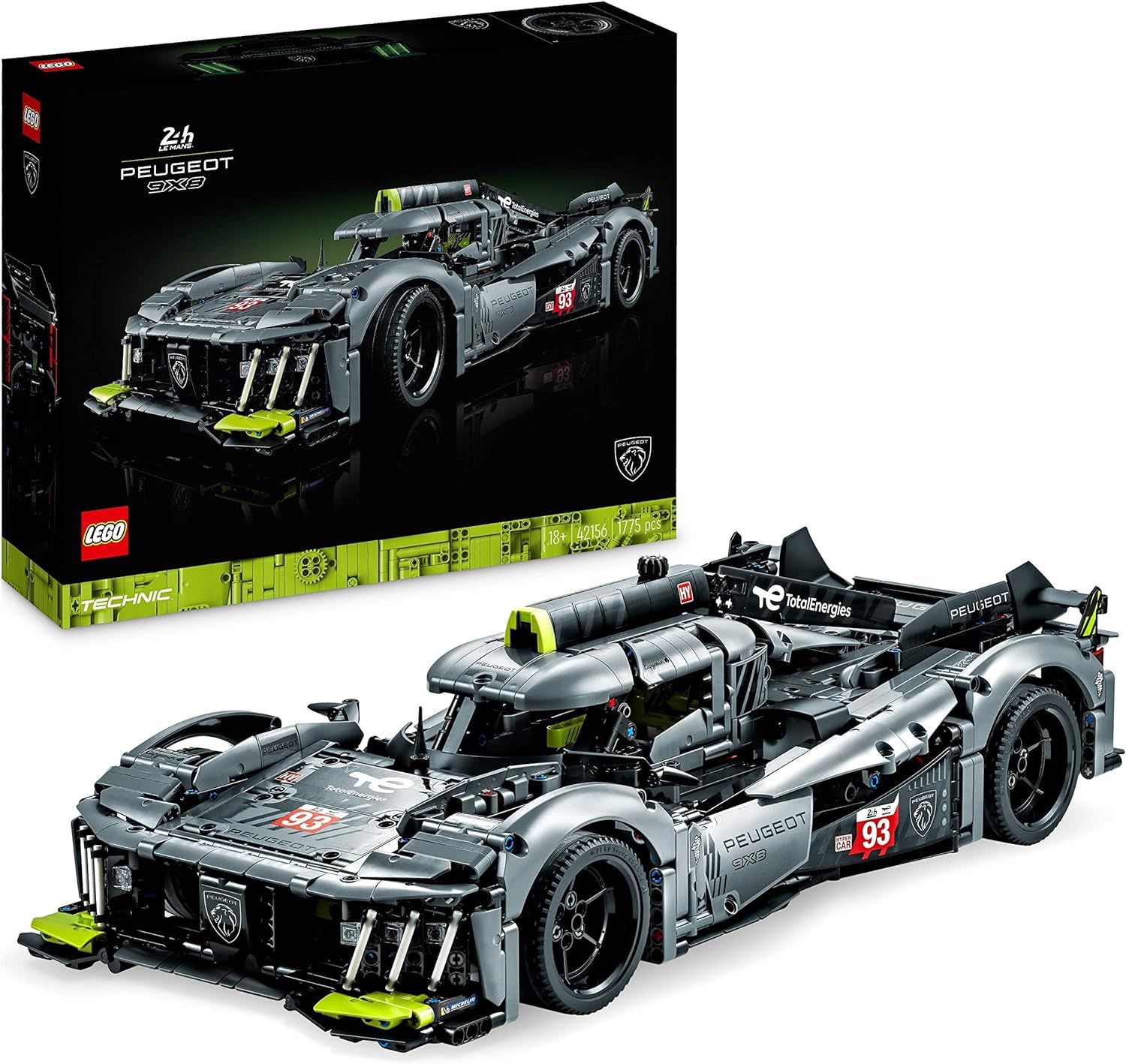 LEGO Technic Peugeot 9X8 24H Le Mans Hybrid Hypercar, échelle 1:10 - Sport Automobile