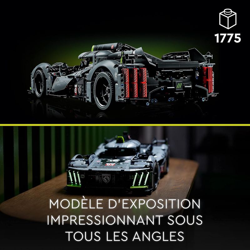 LEGO Technic Peugeot 9X8 24H Le Mans Hybrid Hypercar, échelle 1:10 - Sport Automobile