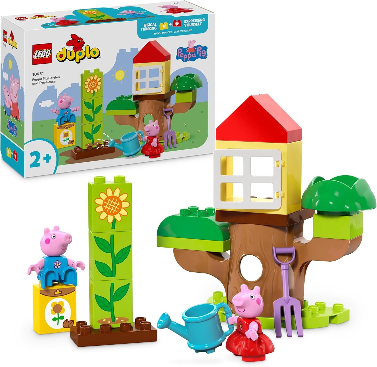 LEGO Duplo Le Jardin et la Cabane dans l’Arbre de Peppa Pig