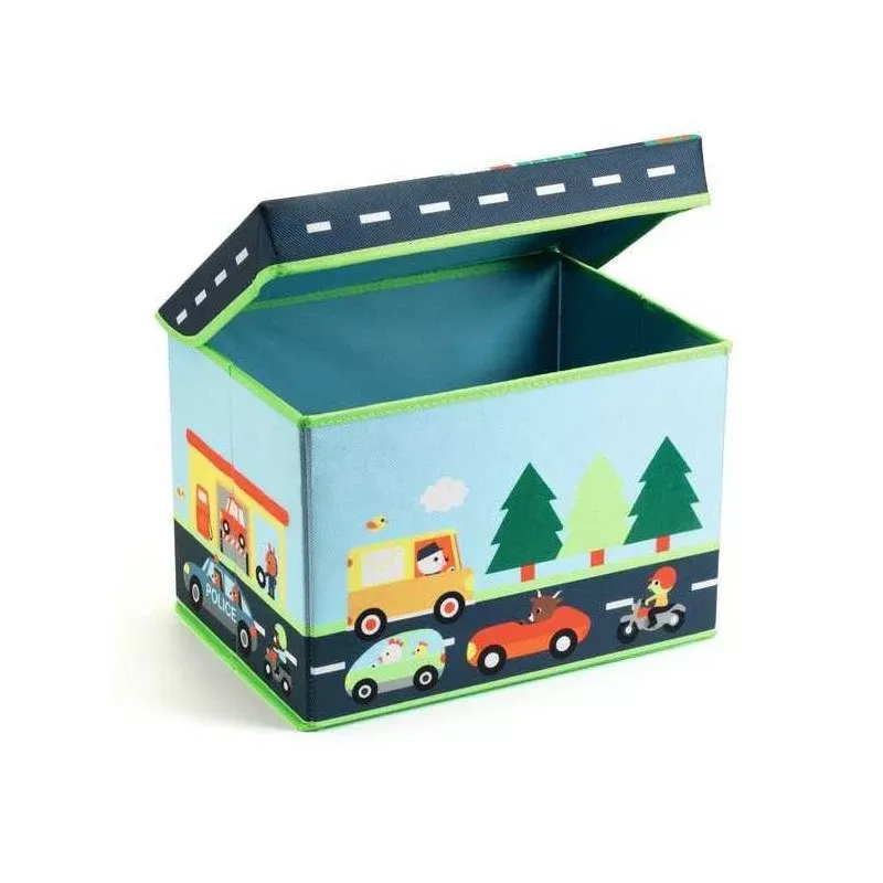 Coffre à jouets et  de rangement Circuit - Djeco