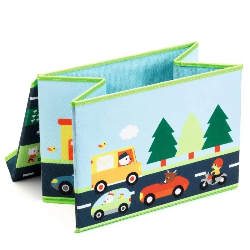 Coffre à jouets et  de rangement Circuit - Djeco