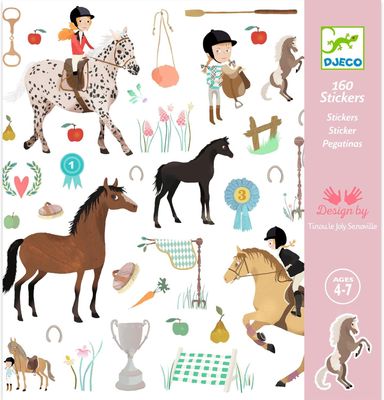 Stickers Les chevaux Djeco