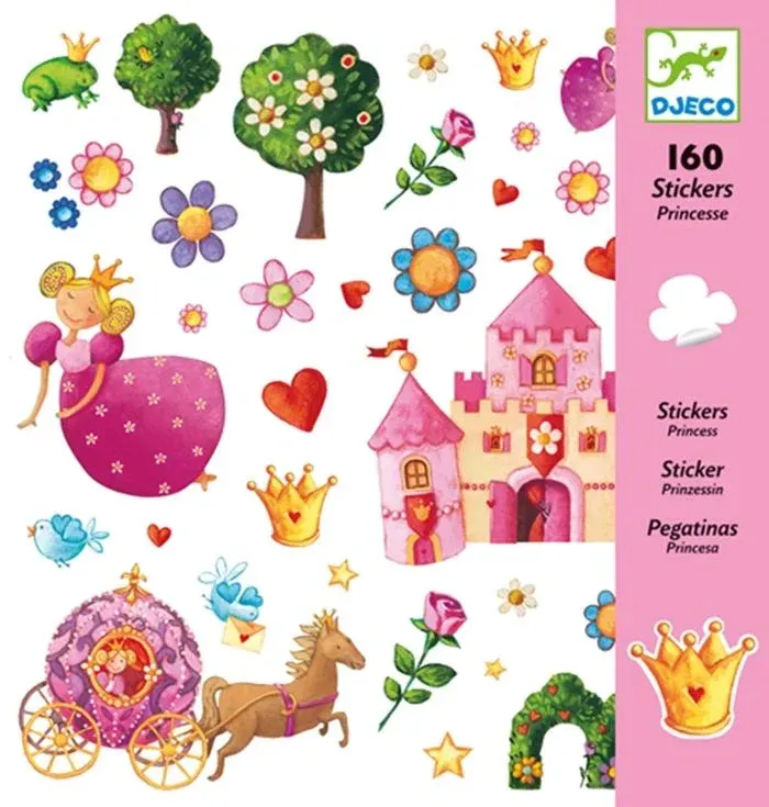 Djeco 160 Stickers Princesses