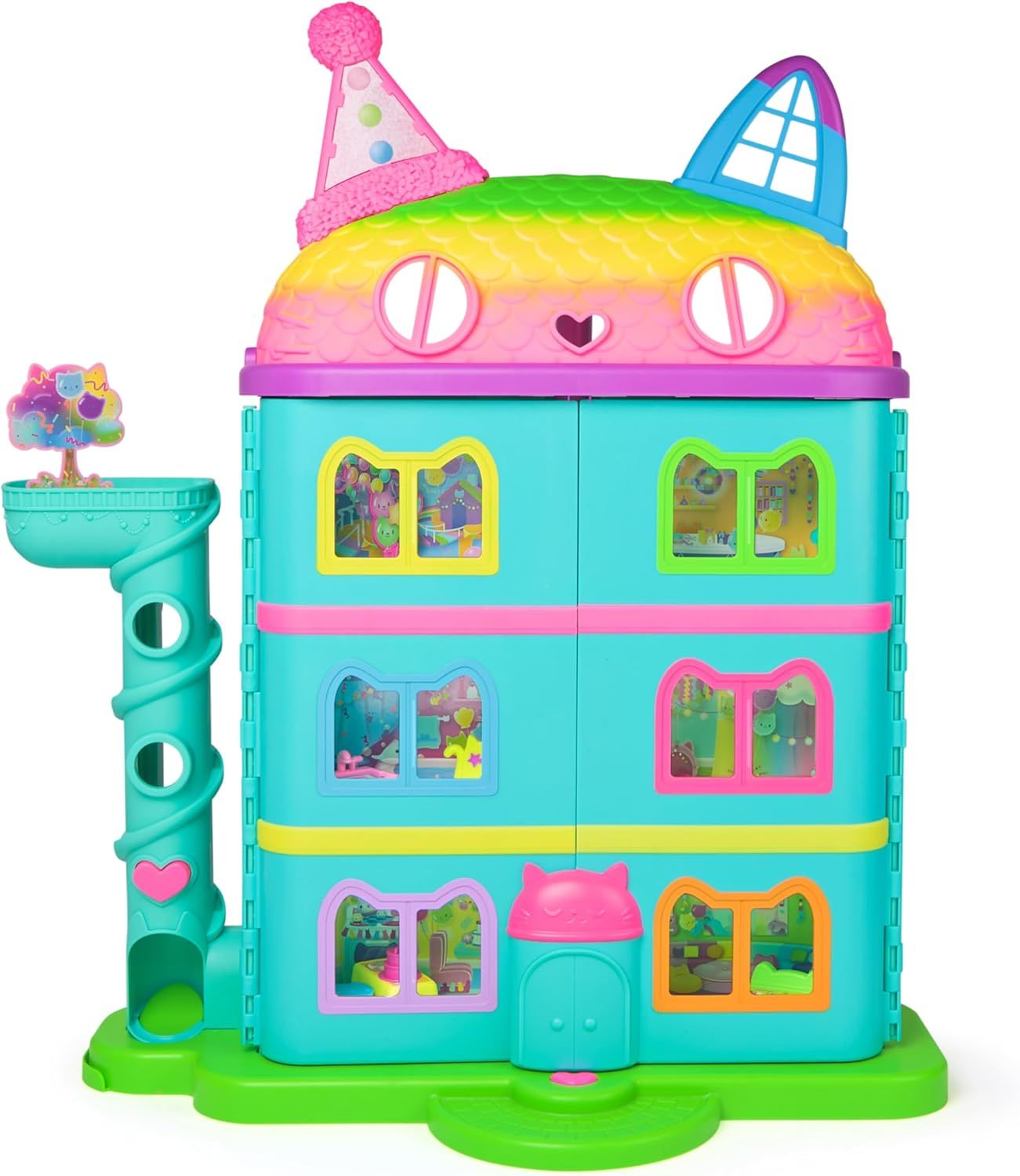Gabby chat et la Maison Magique - Gabby Dollhouse - Maison de Poupée Interactive Avec 1 Figurine + 15 Accessoires - Gabby Chat