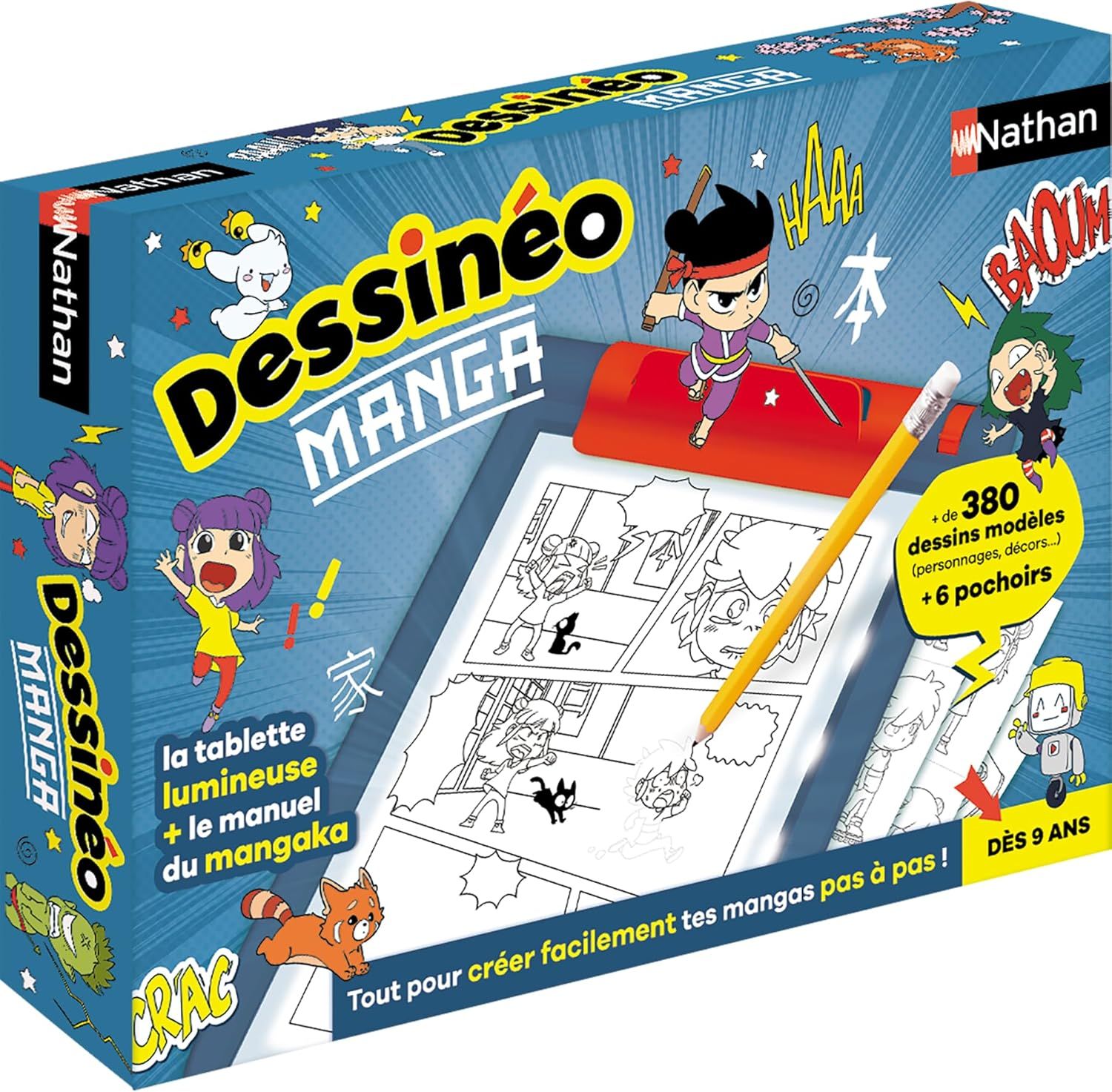 Nathan Dessinéo Manga, activité créative