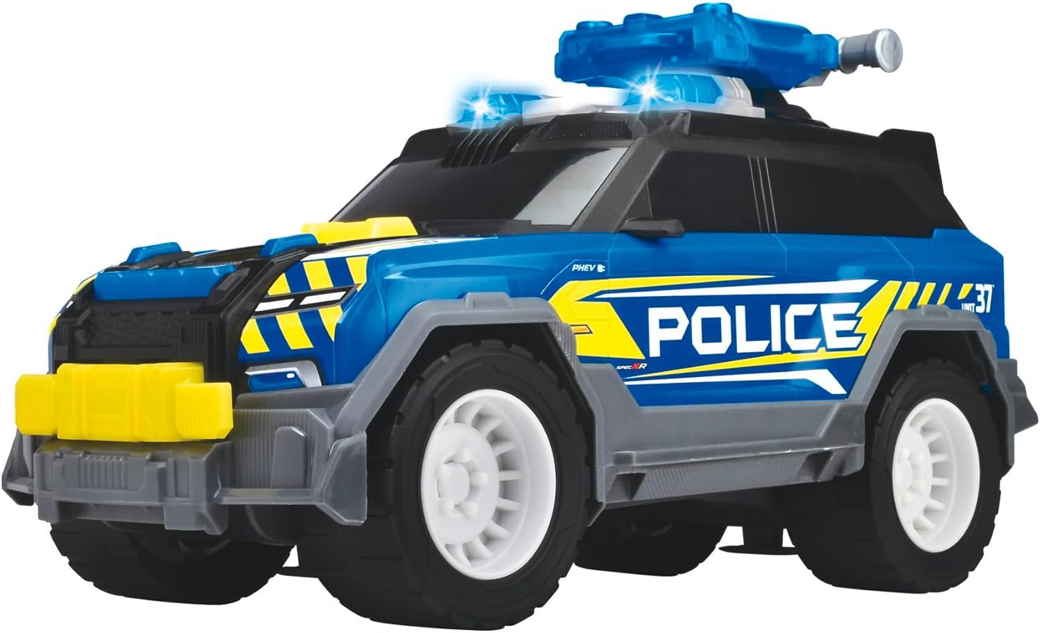 Voiture SUV de police avec sons et lumières et disc shooter