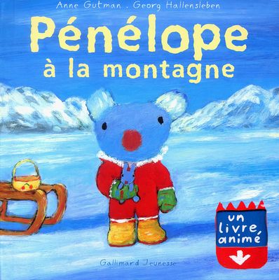 Pénélope à la montagne - Un livre animé - De 2 à 5 ans Relié