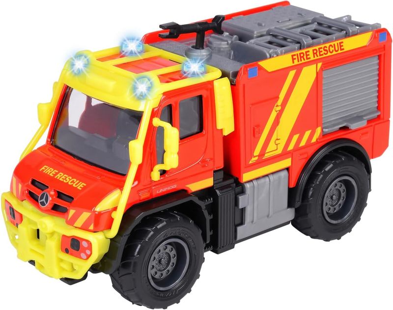 Majorette Unimog U530 Fire Truck, camion de pompier