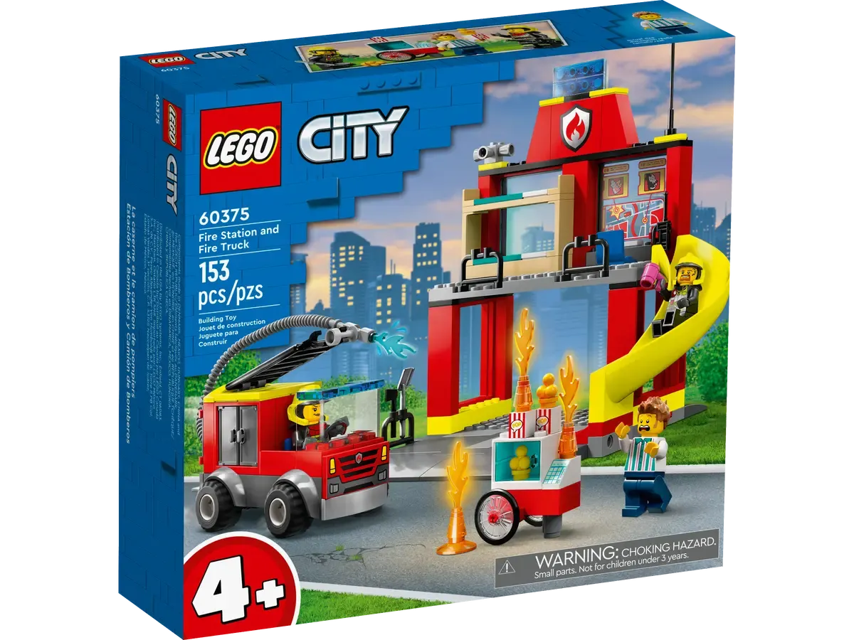 Lego City La caserne et le camion des pompiers