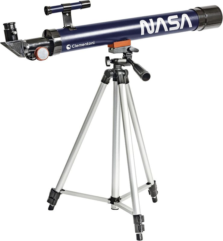 Clementoni - Télescope NASA 8 Ans + - Explorez l'espace, Jeu éducatif d'expériences
