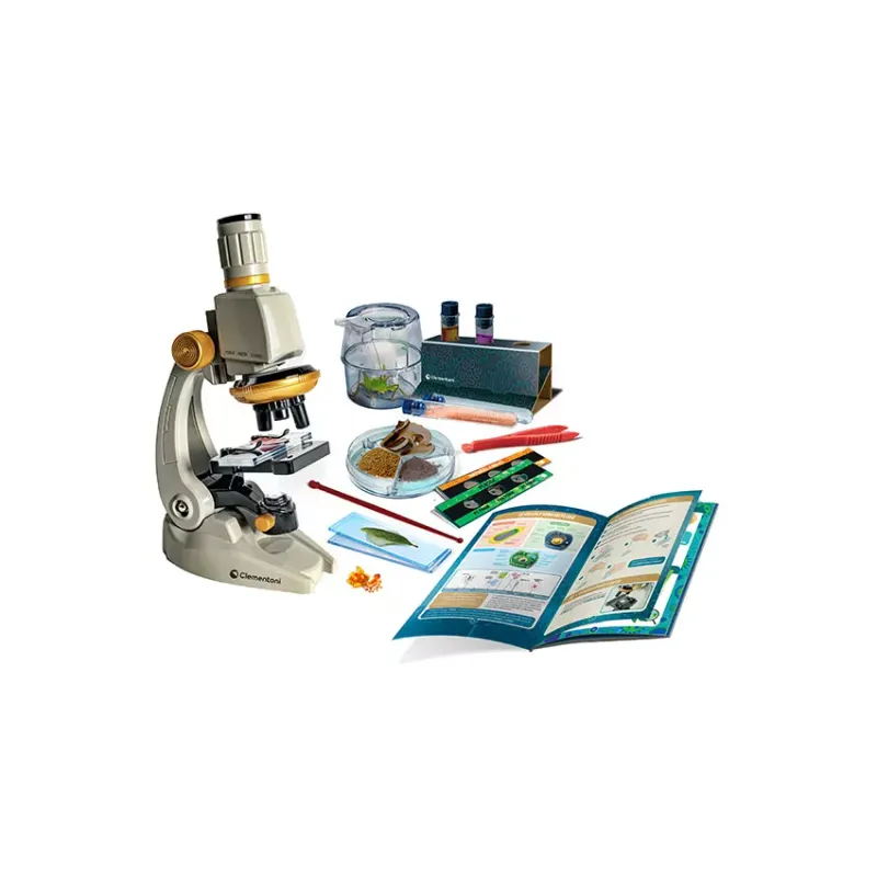 Clementoni Lab Smart Deluxe-Laboratoire, Microscope Enfants Optique, Expériences Sciences