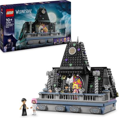 LEGO Mercredi La Chambre de Mercredi et Enid - Cadeau Nevermore à Personnaliser et Collectionner - 4 Mini-poupées, Wednesday