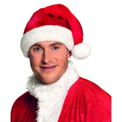 Bonnet de Père Noël en peluche