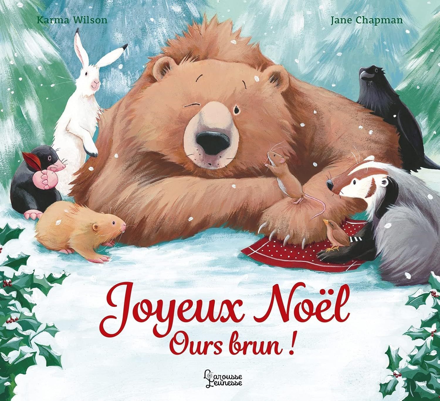 Livre Joyeux Noël Ours brun!