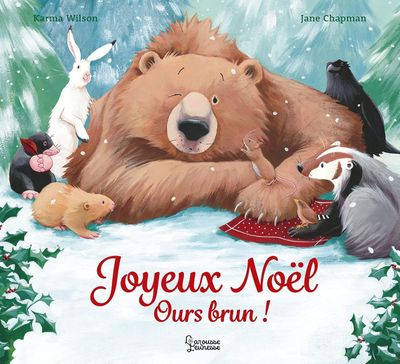 Livre Joyeux Noël Ours brun!