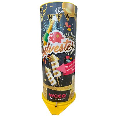 Bombe de table sylvestre, Nouvel-An (0534) 26cm