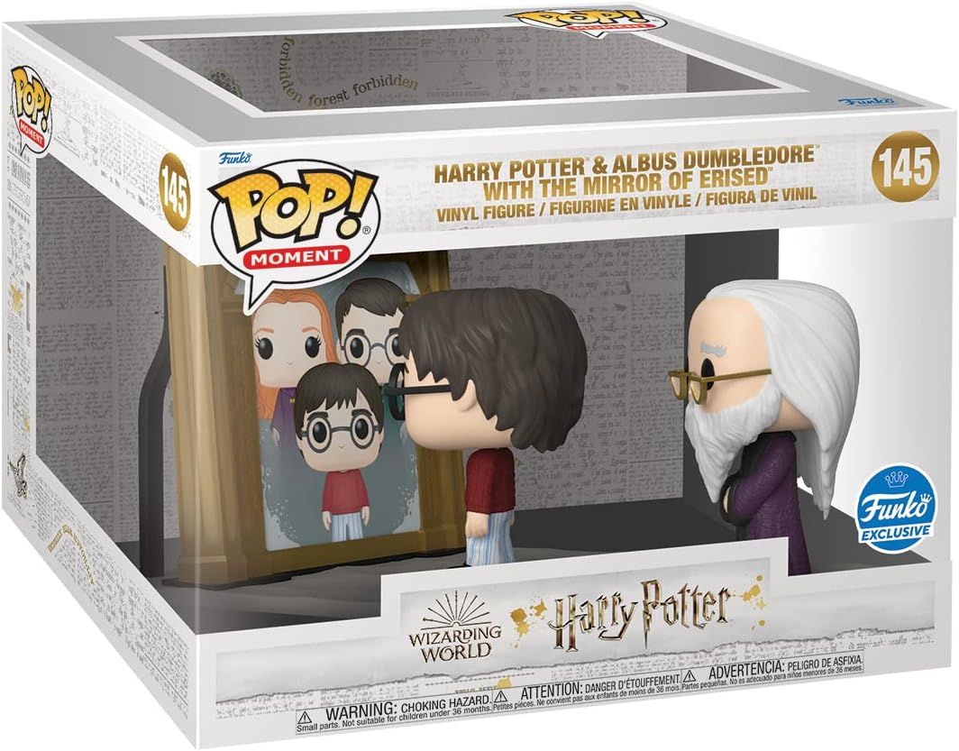 POP 145 Harry Potter &amp; Albus Dumbledore with the Mirror of Erised, figurines
