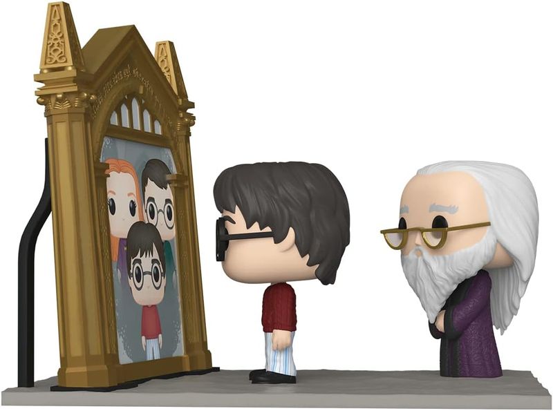 POP 145 Harry Potter &amp; Albus Dumbledore with the Mirror of Erised, figurines