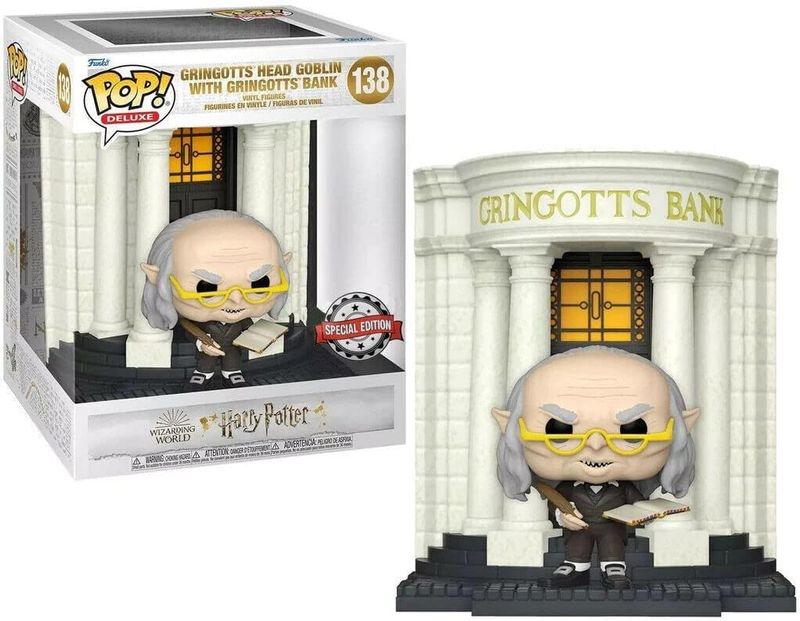 Funko Pop no138 - Gringott's Bank, Head Goblin -Harry Potter figurine