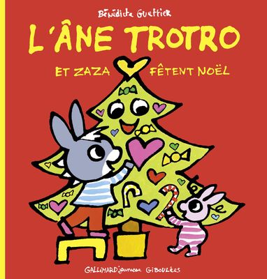 Livre L&#39;âne Trotro et Zaza fêtent Noël