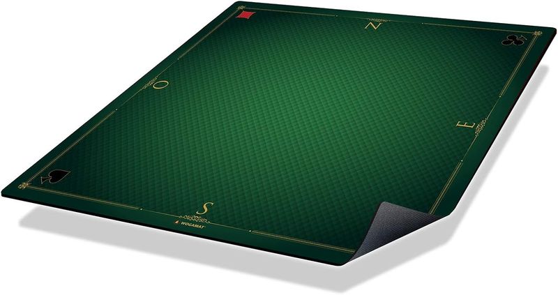 Tapis de cartes Prestige vert 60 x 60 cm