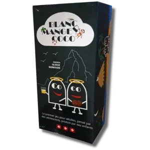 BLANC MANGER COCO – Le 1er Jeu pour Adultes pensé par des Ados, Produit par des Enfants, édition Suisse romande