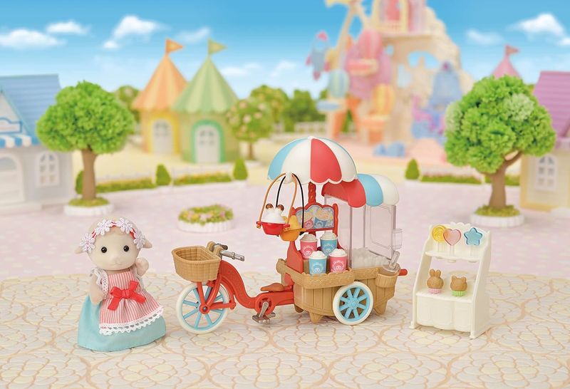 Sylvanian Families - La maman Mouton et son stand de popcorn