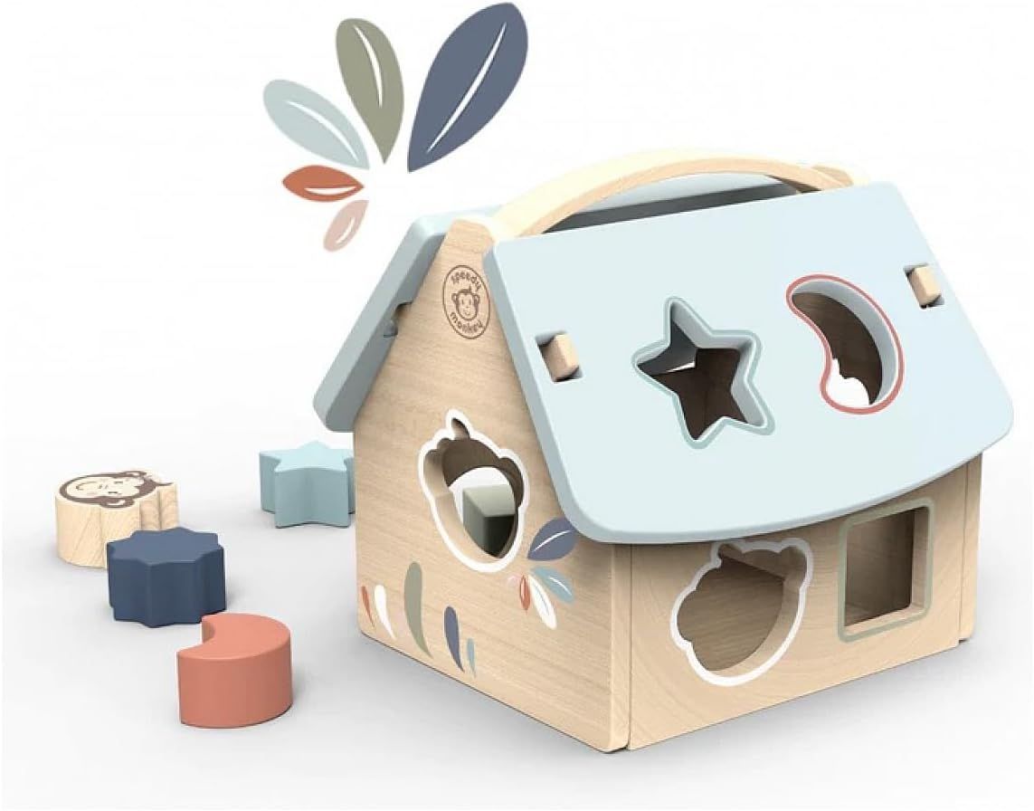 Speedy Monckey Maison des formes en bois