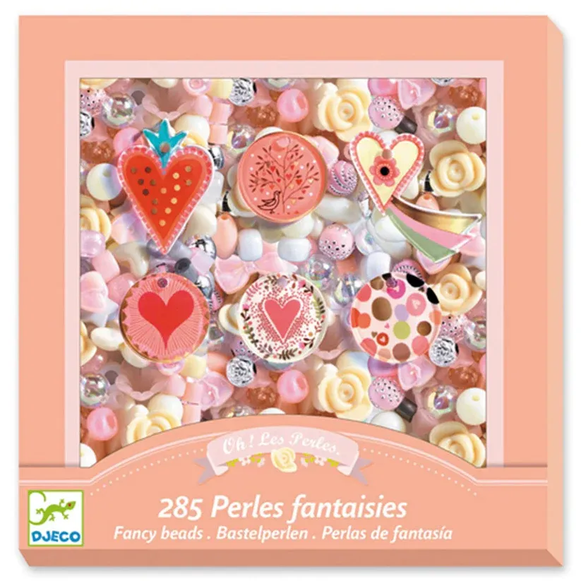 Djeco 285 Perles fantaisies Coeur