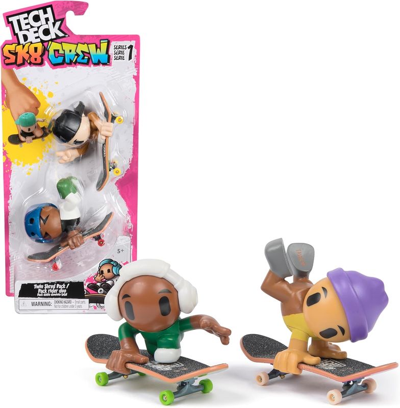 Tech Deck - Finger Skate - Pack De 2 Sk8 Crew