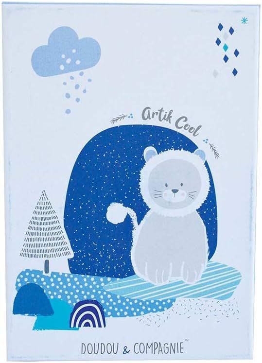 Doudou et Compagnie - Peluche Lion - 30 cm - Bleu - Artikool