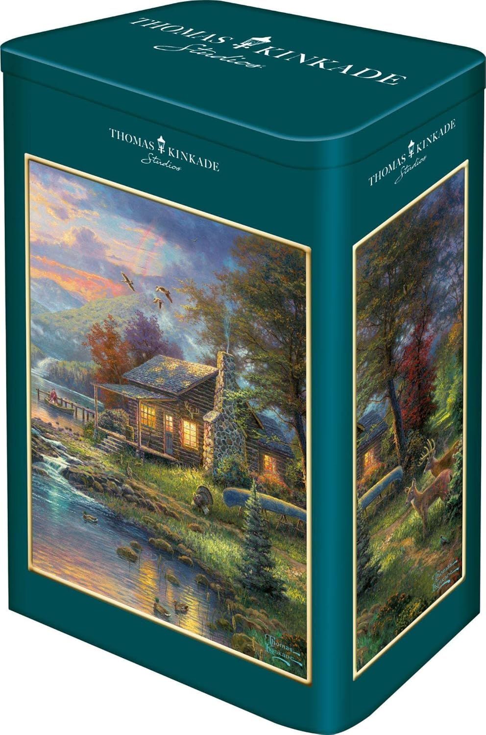 Schmidt Spiele- Thomas Kinkade, Nature Paradise, Puzzle de 500 pièces dans Une boîte nostalgique