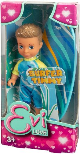 Poupée 12 cm Evi Love Timmy le surfeur