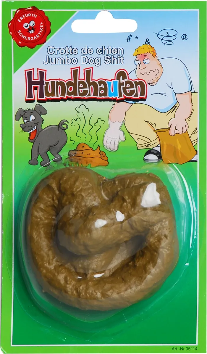 Crotte de chien, farce et attrape, pour carnaval, etc.
