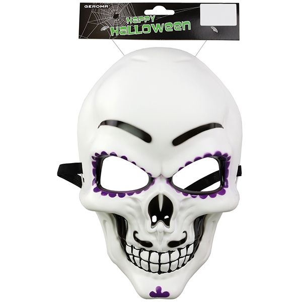 Masque de crâne Dia de Los Muertos, le jour des Morts, pour carnaval, soirée déguisée, anniversaire,  Halloween