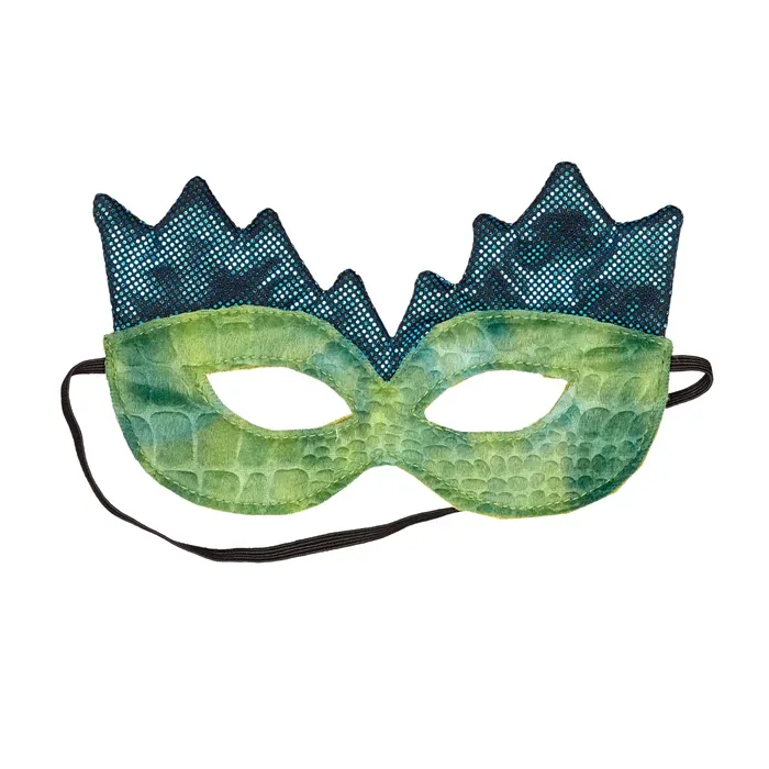 Masque loup en tissu dino Tyrannosaure, pour carnaval, soirée déguisée, anniversaire, etc.