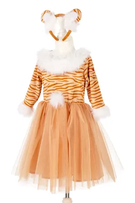 Costume de Tigre avec serre-tête, 110-122 cm, pour carnaval, soirée déguisée, etc.