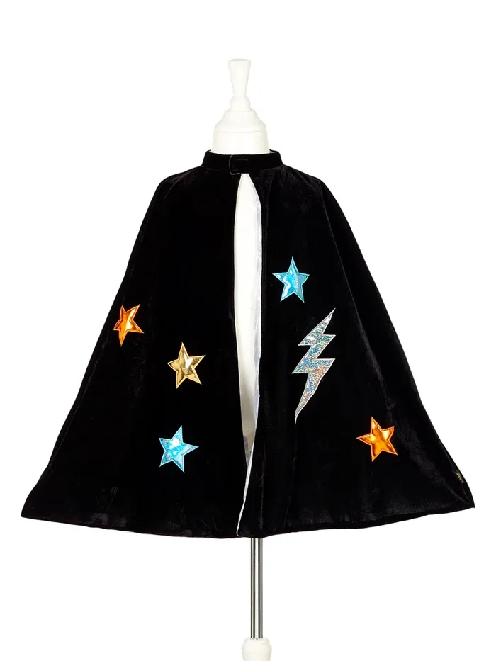 Costume de carnaval, cape noire de Super-héros, pour soirée déguisée, anniversaire, etc.
