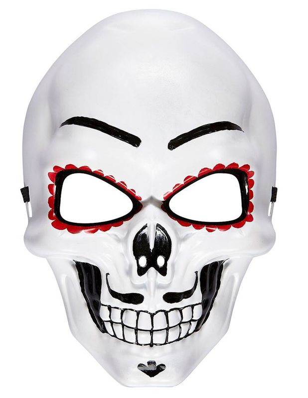 Masque de crâne de mort, dia de Los Muertos, pour carnaval, anniversaire, soirée déguisée, Halloween